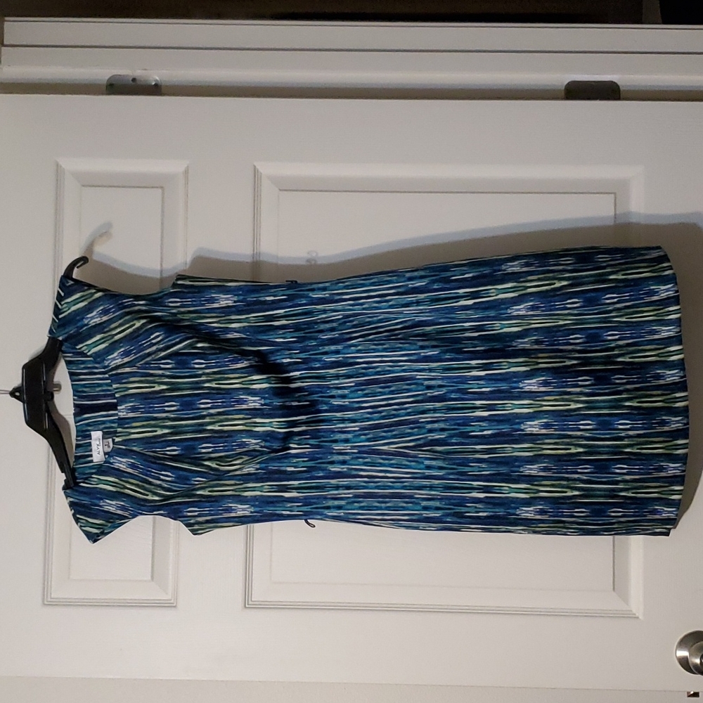 Blue Multicolored Dress